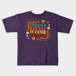 Groovy Little SECOND Grader First Day of School Kids T-Shirt